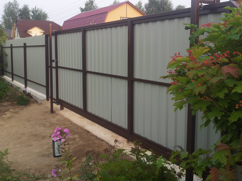 Откатные, автоматические ворота в Воскресенске и Воскресенском...